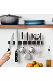 Rich&Ray Magnetischer Messerhalter magnetischer Messerleiste magnetischer Messerhalter magnetischer Messerhalter (Edelstahl 40 cm schwarz)