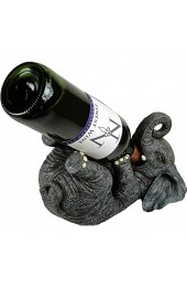 Nemesis Now Guzzlers Elefant Weinflaschenhalter 21 cm Grau