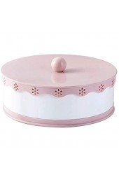 lujiaoshout 5 Grids Snack Serving Tray Double-Layers Candy Box with Lid Hollow Candy Dish Wedding Table Decoration for Dried Fruits Candy Snacks Pink