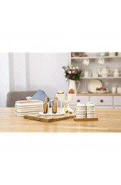 Kitchen Craft Butterschale mit Deckel aus Keramik/Buchenholz Mehrfarbig 15 x 11 x 9 5 cm 2-Einheiten