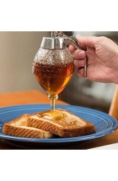 FLAMEER 200ML Honiggläser Honigspender Honig Marmeladen Portionierer Teiler Dispenser