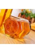 PIXNOR Honig Glas mit Deckel Glas Beehive Honig Topf Container für Küche Klar Honig Topf 10Pcs 85Ml