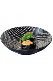 SYue Keramische Salatschüssel Japanische Tischschale Kreative Retro Schüssel Mundoberfläche Schüssel Runde Nudelschale