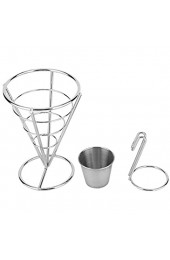 Pommes Frites Pommes Frites Stand Buffet Cone Snacks Display Stand Pommes Frites Körbe(Single Cup)