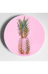 Mode Ananas und rosa Keramikplatten Dekor Keramikplatten Kids Home Wobble-Platte mit Display Stand Dekoration Haushalt Teller Keramik