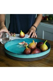XIUYU Kreative Geschirr Platte Teetablett Coarse Keramik Obst Süßigkeiten Dessert Dish