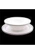 HENGSONG Kunststoff Tortenplatte Drehbar Tortenständer Fondant Kuchenplatte Ausstecher (Weiß)