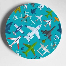 Unterschiedliches Design des Flugzeugs Keramikplatte Dekor Dekorierte Platten Home Wobble-Platte Mit Display Stand Dekoration Haushalt Dekorieren Platte