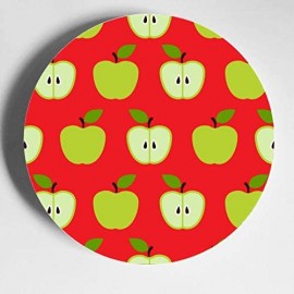 Verschiedene süße Apfelscheiben Tischplatte Dekorationen Phantasie Platten Keramik Home Wobble-Platte Mit Display Stand Dekoration Haushalt Tischplatte Dekorationen
