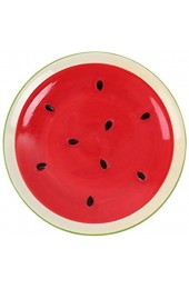 WINOMO Wassermelone Vorspeise Teller Japanischen Stil Keramik Runde Platte Strand Party Tabelle Liefert