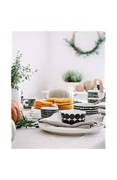 Marimekko - Teller Kuchenteller Frühstücksteller - Oiva - Keramik - weiß - D: 20cm