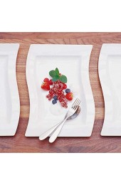 Villeroy & Boch NewWave Gourmetteller 33 x 24 cm Premium Porzellan Weiß