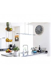 Libertink Obstkorb hängend - Küche Hängeobstkorb - Obstampel Hänge-Etagere Höhe individuell einstellbar