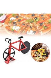 xingxing Edelstahl-Pizza-Messer Zweirad-Fahrrad-Pizzaschneider Werkzeug runde Form Messer Pizza Fahrrad Pizz (Farbe: Rot)
