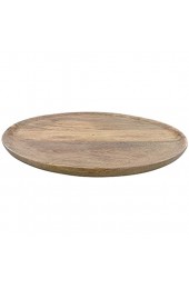 Platzteller aus Mangoholz Holz teller rund Teller aus Mangoholz Fair Trade Ø 37 cm braun