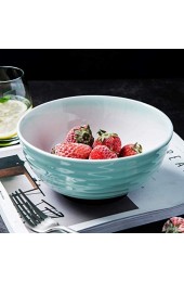 XIUYU So zufrieden Keramiknapf Japanese Family Restaurant Ramen Teller Salatteller Tray Light Green Geschirr 17x8cm