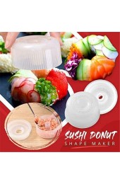 Sushi Donut Shape Maker Antihaft Sushi Maker Donut Maker Reisballform Sushi Maker Pressform Diy Tool für Küche Bento Ball und Rice Ball (5 STÜCKE)