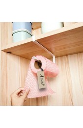 Alliebe Papier Handtuchhalter Spender unter Schrank Papierrollenhalter Rack ohne Bohren für Küche Badezimmer