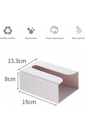 None/Brand Lmbqye Tissue Box ABS Tissue Dispenser Radio Shape Top Groove Papierhandtuchspender Tissue Holder Serviettenbox für Auto Bad Küchen Toiletten (Farbe: Aprikose)