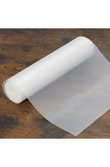 Esyhomi Schubladenmatte 45x610CM Transparent wasserdichte Zuschneidbar Antirutschmatte Schrankmatte Kühlschrankmatten für Kühlschrank und Schublade